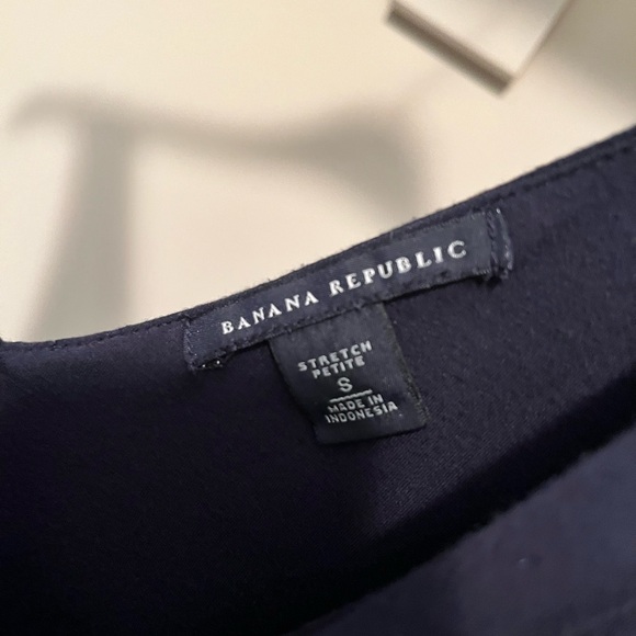 Banana Republic Navy Ruched Maxi Dress - Picture 5 of 5